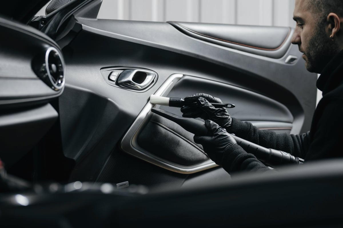 Complete car interior cleaning results